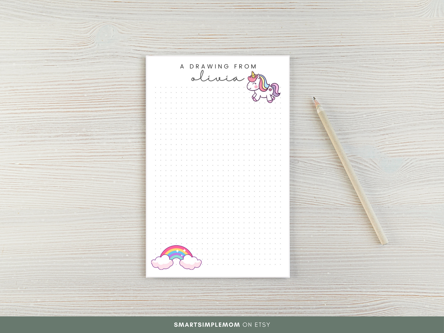NOTEPAD FOR KIDS Personalized