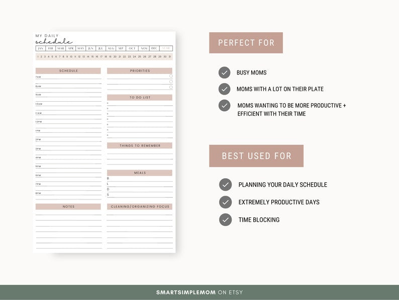 DAILY PLANNER PAD